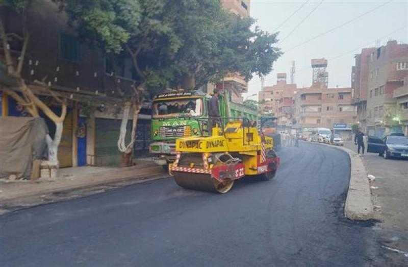 رئيس حي مصر القديمة يتابع أعمال تطوير محور الحضارات
