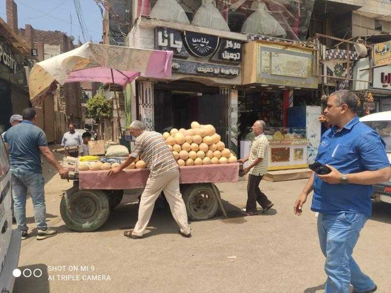 المنوفية: رفع 20 حالة إزالة فورية وتحرير 10 محاضر في حملة للإشغالات بأشمون.. صور