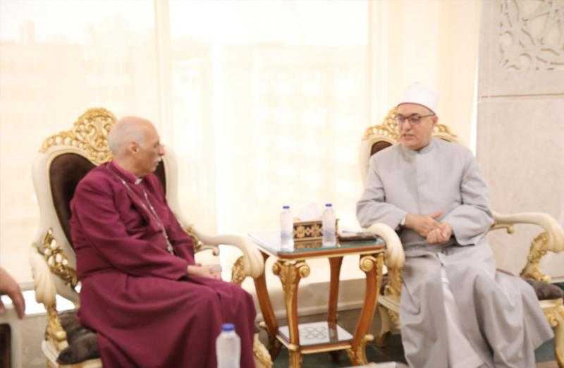 أمين ”البحوث الإسلامية” يلتقي رئيس أساقفة إقليم الإسكندرية للكنيسة الأسقفية الأنجليكانية