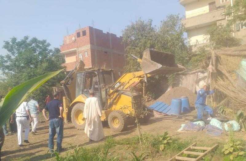 محافظ المنوفية: إزالة 328 حالة تعدٍ خلال المرحلة الثانية للموجة 21 لإزالة التعديات| صور