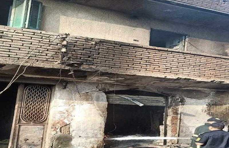 السيطرة على حريق مخزن أدوات صحية بأوسيم