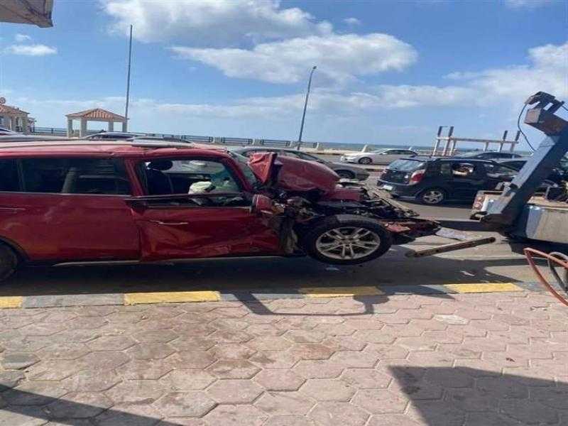 مصرع وإصابة 10 أشخاص في حادث تصادم على طريق الفيوم