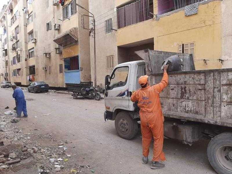 رفع 2860 طن قمامة من مدن وأحياء الغربية