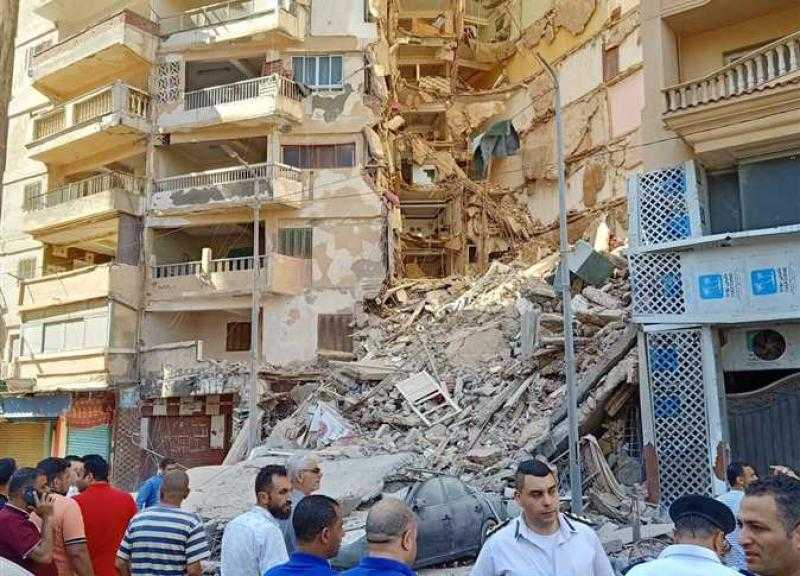 حبس مقاول ومالك الطابق الـ14 بعقار الإسكندرية المنهار 4 أيام على ذمة التحقيق