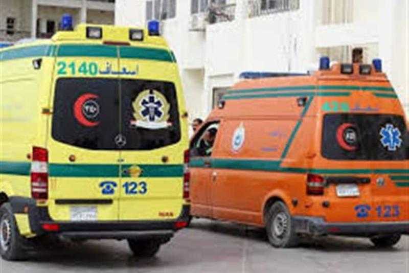 مصرع 4 أشخاص في انقلاب سيارة نقل على أخرى ملاكي بالمنيا