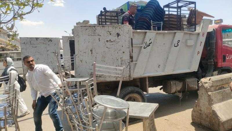 رفع 337 حالة إشغال في حملات بأحياء في الإسكندرية