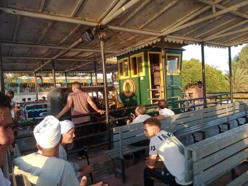 متابعة سير العبارات النيلية بمركز المراغة بسوهاج