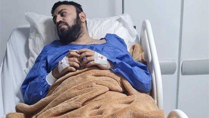 بعد تعرضه لقطع في أوتار قدمه.. أول ظهور لـ أحمد يونس من داخل المستشفى