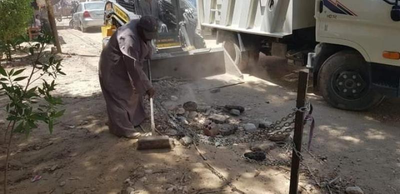 رفع 90 طن قمامة ومخلفات بمركز دار السلام | صور