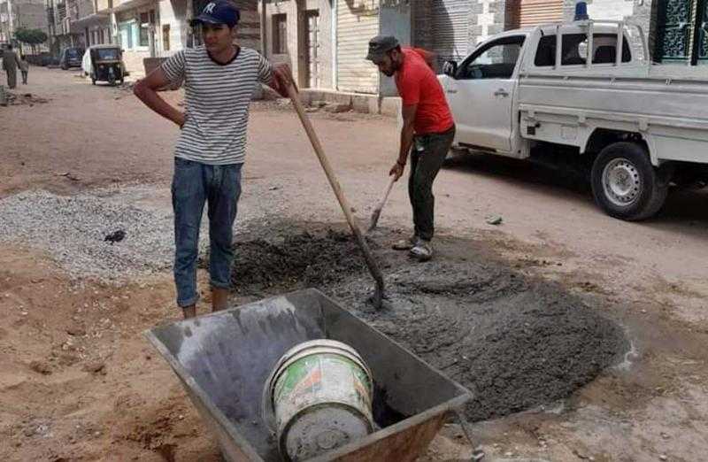 رفع كفاءة شوارع مدينة طما بسوهاج | صور