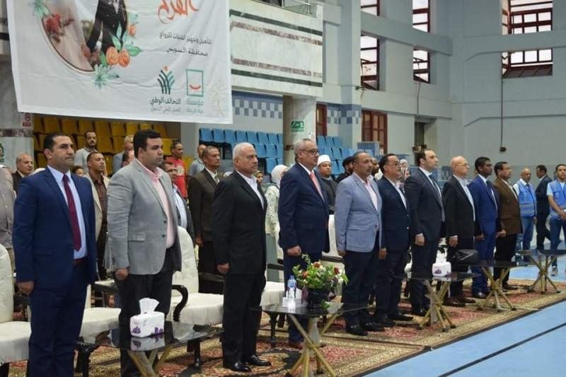 ”المصريين الأحرار” بالسويس يشهد احتفالية ”حياة كريمة” لتجهيز الفتيات المقبلات على الزواج | صور