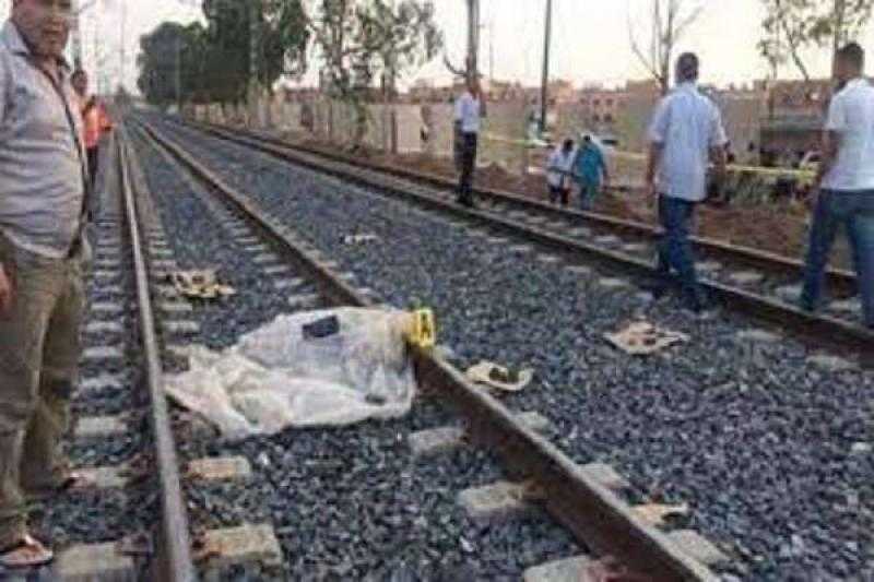 مصرع شاب أثناء عبور السكة الحديد بالعياط