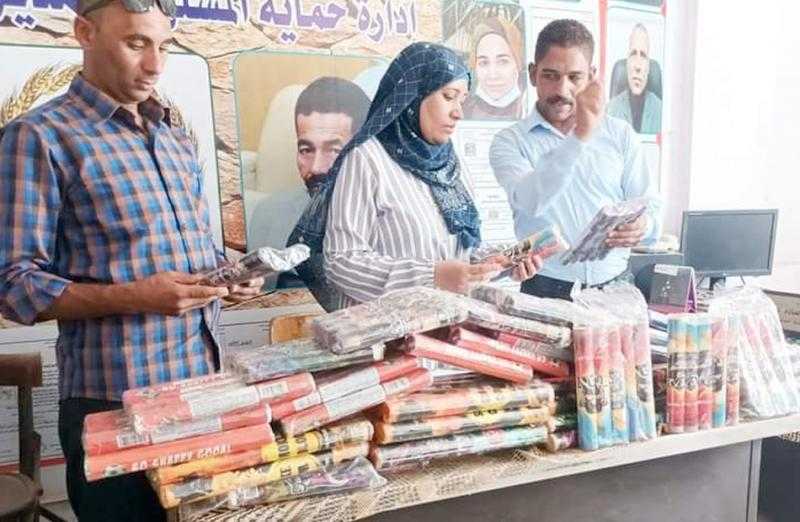 ضبط 170 قطعة ألعاب نارية في حملة تموينية بسوهاج