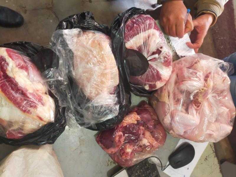 ضبط لحوم غير صالحة للاستهلاك الآدمي في مركز السنبلاوين بالدقهلية
