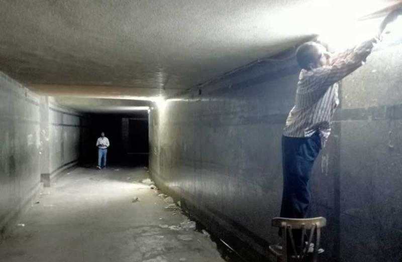 محافظ أسيوط: إنارة نفق الزهراء للمشاة بحي شرق لتحقيق الأمن والسلامة| صور