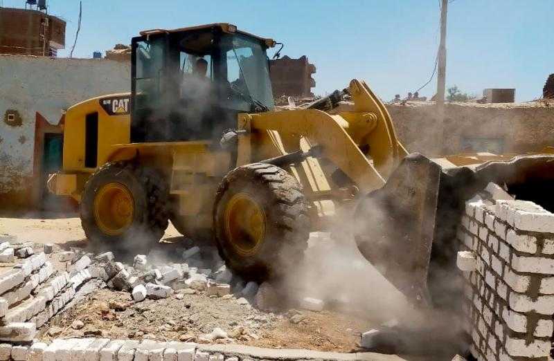 بدء المرحلة الثالثة من حملات الموجة 21 لإزالة التعديات على أراضي الدولة في كفر الشيخ