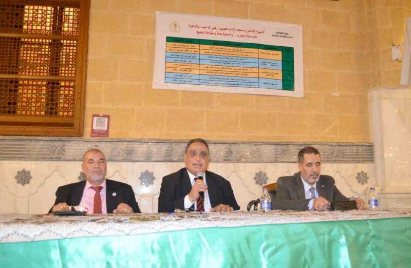 الأسبوع الدعوي بمسجد الإمام الحسين يناقش دروس الهجرة النبوية |صور