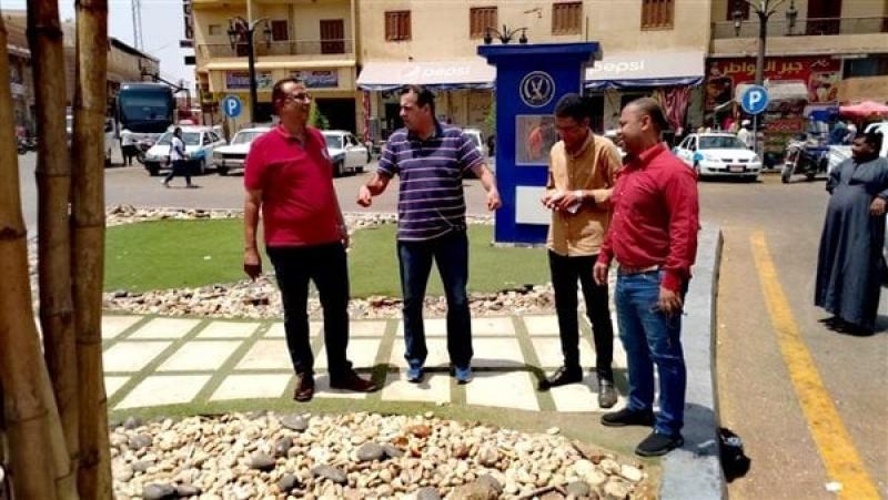 رفع كفاءة الميادين الرئيسية واستحداث ميدانا جديدا بمدينة الأقصر