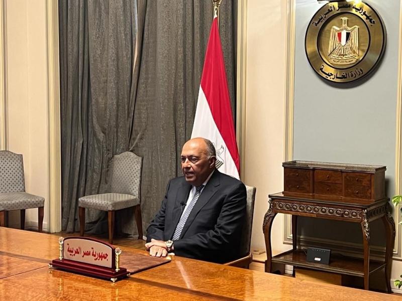 شكري يلقي بيان مصر أمام جلسى مجلس حقوق الإنسان العاجلة بشأن حرق المصحف الشريف
