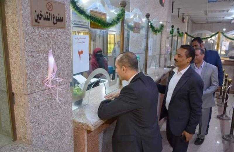 نائب محافظ سوهاج يتفقد سير العمل في المركز التكنولوجي وإدارة خدمة المواطنين في البلينا| صور