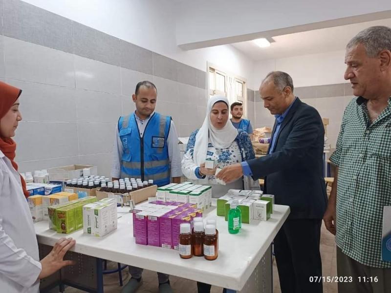 بمشاركة حياة كريمة..الكشف على أكثر من 1000 شخص خلال قافلة طبية بالغربية