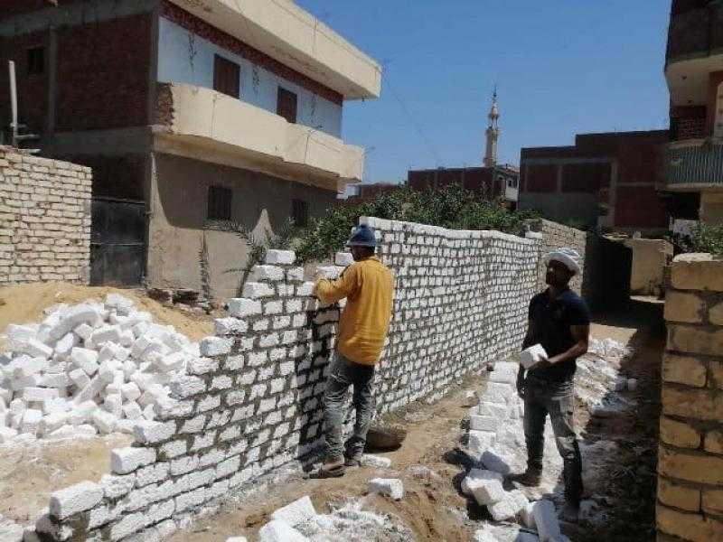 إزالة 46 حالة تعدٍ على الأراضي الزراعية بالشرقية
