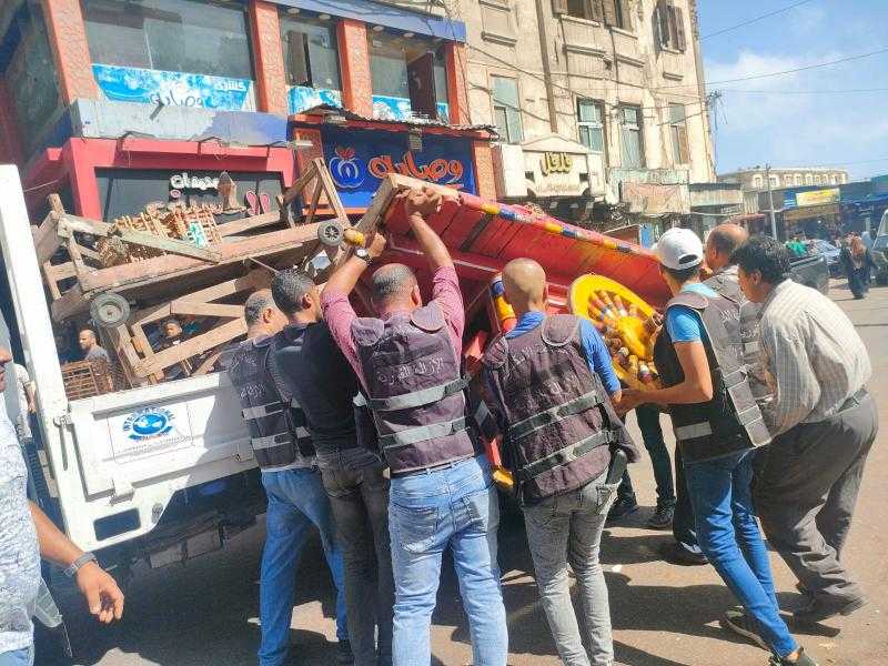 غلق 57 منشأة وضبط 9930 حالة إشغال متنوع وتحرير 4486 محضرا بالإسكندرية