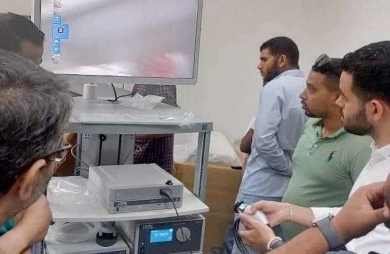 مستشفى حورس بالأقصر يحتفل بتركيب وتشغيل أحدث جهاز مناظير جراحة المسالك