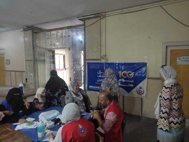 وزارة العمل: حملة 100 يوم صحة بمديرية عمل الإسماعيلية تكشف على 200 موظف| صور