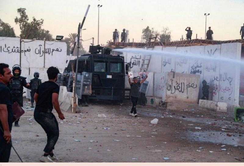 انتشار كثيف للقوات العراقية في محيط مبنى السفارة السويدية ببغداد