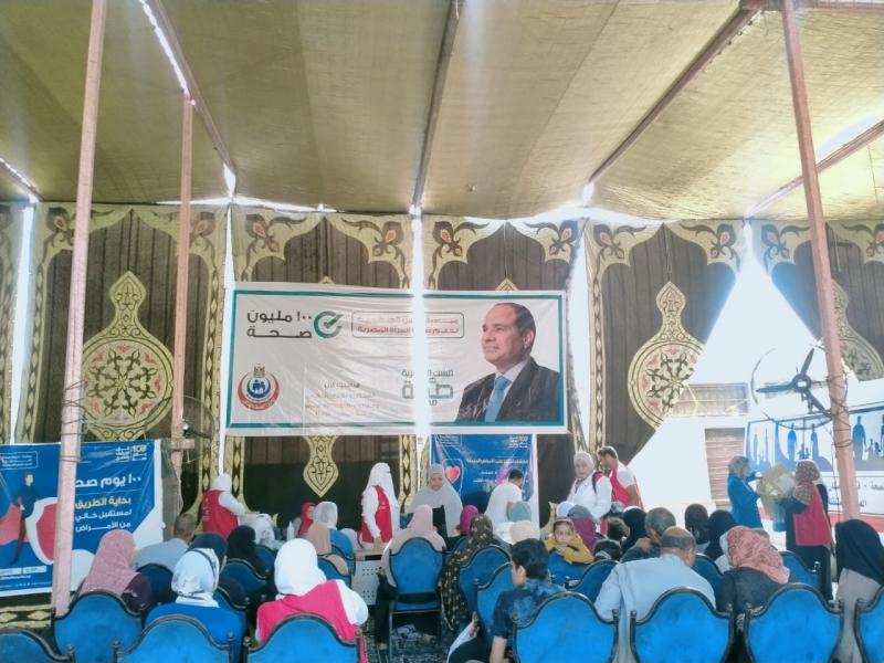 كفر الشيخ: إقبال كبير على قافلة الكشف المبكر عن سرطان الثدي بسيدي سالم