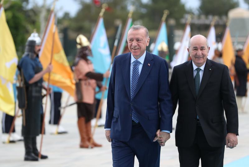 أردوغان يجتمع بالرئيس الجزائري في اسطنبول