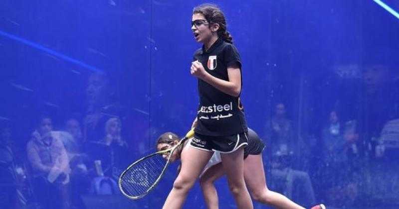 أمينة عرفي تحتفظ بلقب بطولة العالم لناشئات الإسكواش