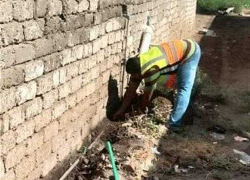 تركيب 100 وصلة مياه منزلية للأسر الأولى بالرعاية في الشرقية