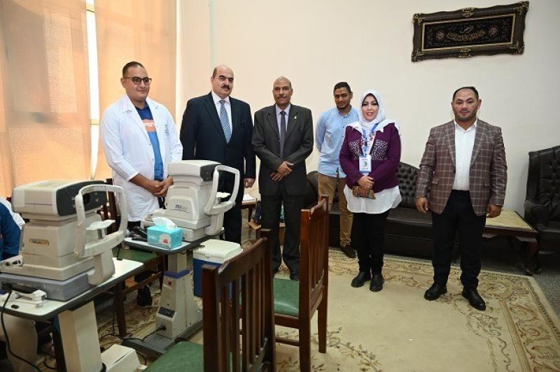 اللجنة النقابية للعاملين بجامعة الفيوم تنظم اليوم الطبي للكشف المجاني لأمراض العيون