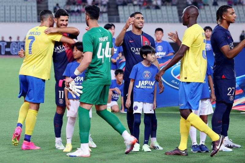 النصر السعودي يتعادل مع باريس سان جيرمان في اليابان