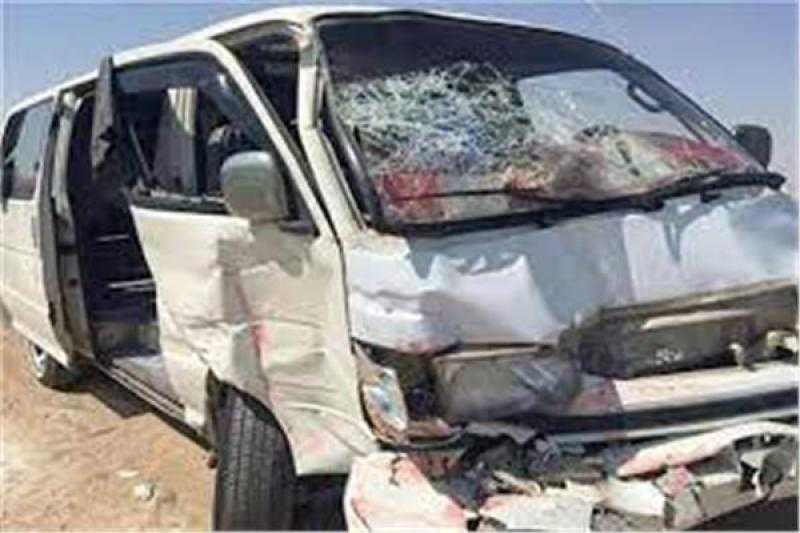إصابة 3 أشخاص في حادث تصادم ميكروباص الطريق الزراعي ببني سويف