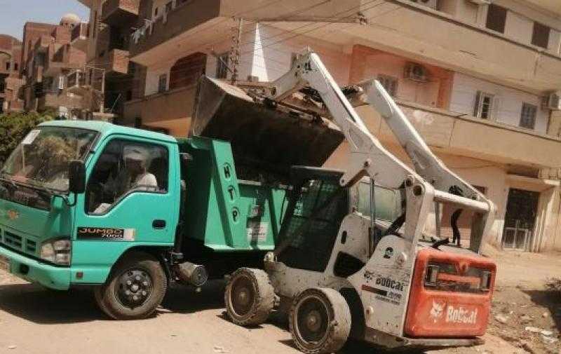 حملات مكبرة للنظافة في قرى وأحياء مركز مطاي بمحافظة المنيا| صور
