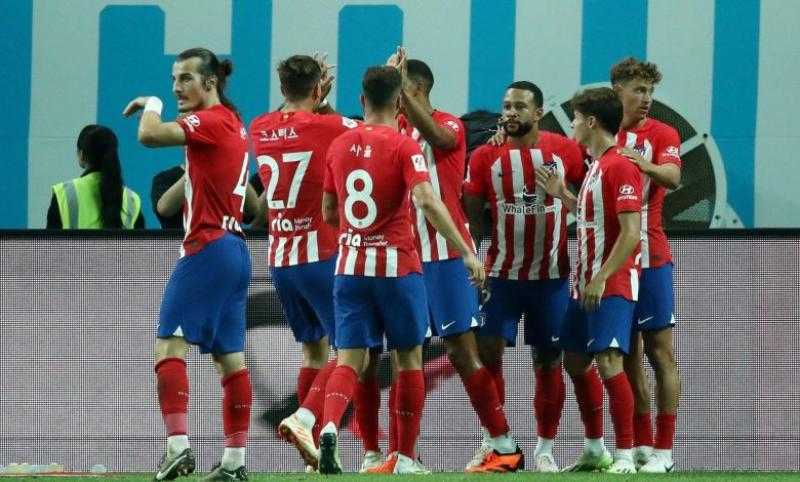 أتلتيكو مدريد يسقط مانشستر سيتي بثنائية وديا