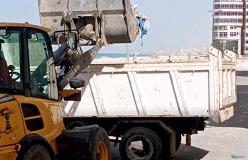 محافظة الغربية تزيل 2706 أطنان قمامة من المراكز والأحياء