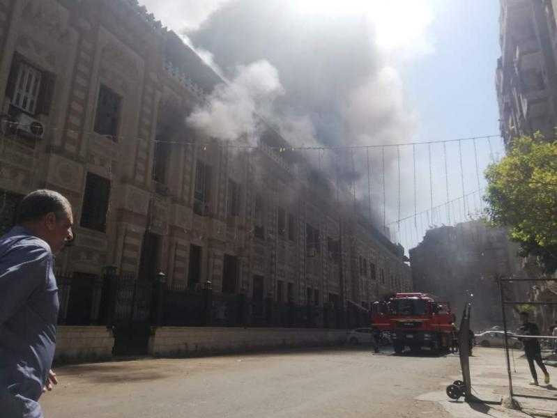 الكشف عن سبب اندلاع حريق مبنى وزارة الأوقاف