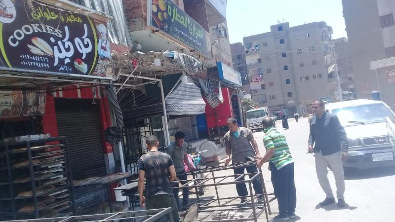 تنفيذ حملات إزالة الإشغالات بشوارع مركز ومدينة صدفا وحي شرق في أسيوط | صور