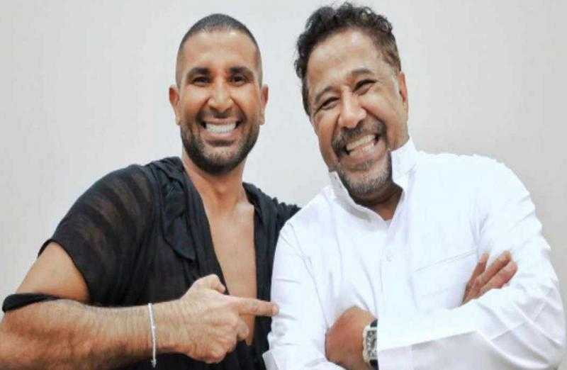 أحمد سعد رفقة الشاب خالد: فنان عظيم وتاريخ كبير| صور