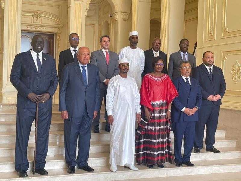 الرئيس التشادي يستقبل وزراء خارجية دول جوار السودان