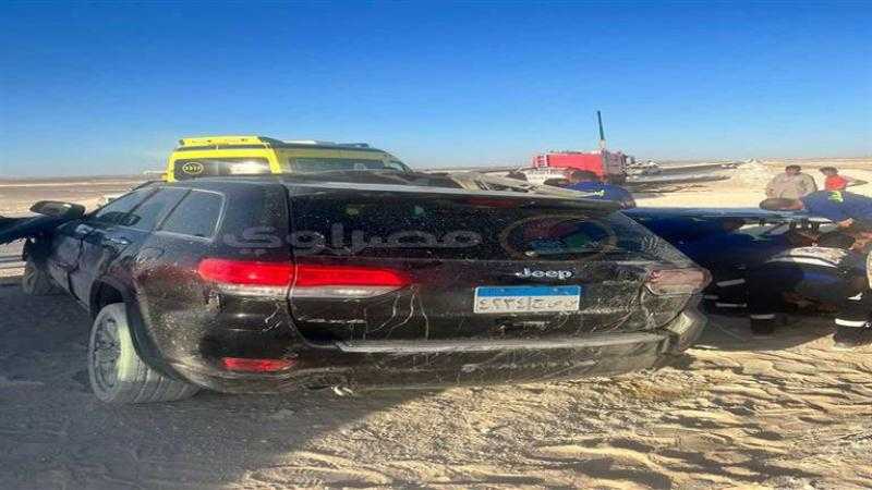 مصرع 4 أشخاص وإصابة 6 آخرين في حادث مروع بطريق الفرافرة ديروط
