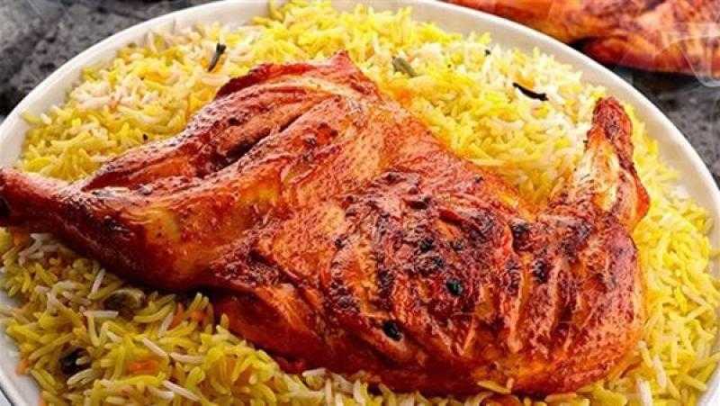طريقة عمل أرز المندي المدخن بالفحم