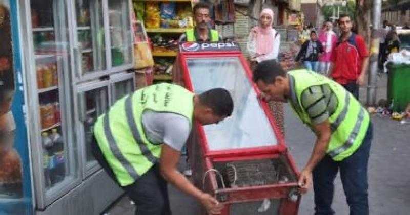 رفع 266 حالة إشغال وتحرير 8 مخالفات لخط السير خلال حملة بحى الدقى