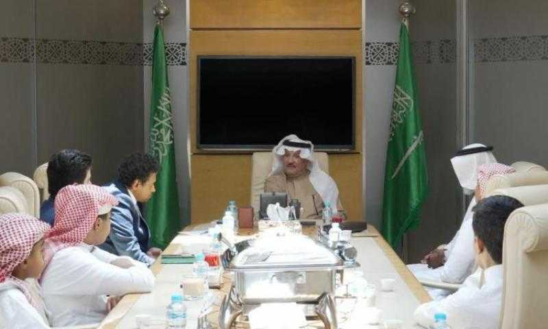 سفير السعودية لدى مصر يستقبل فريق نادي الجزيرة للمبارزة