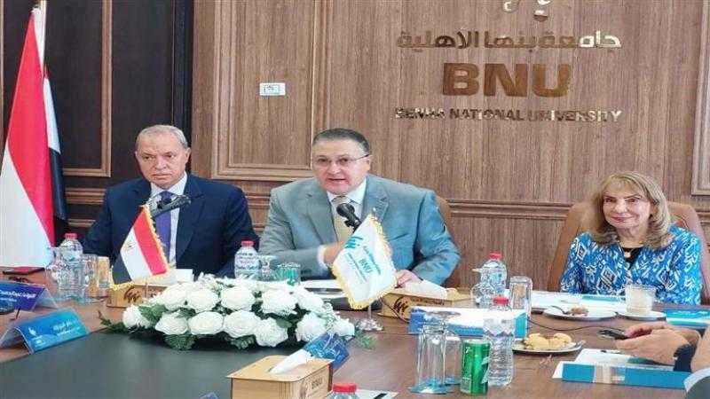 اعتماد اللوائح المالية ولجان للفصل بين جامعتي بنها الحكومية والأهلية