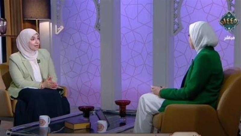 أميرة رسلان: المرأة التى تساعد زوجها لها أجر عظيم